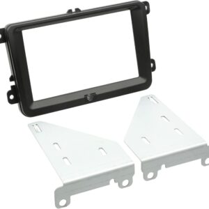 2-DIN Paneel Seat - Skoda - Volkswagen - Kleur: Zwart