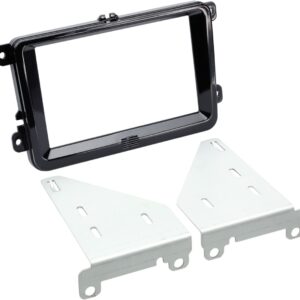 2-DIN Paneel Seat - Skoda - Volkswagen - Kleur: Piano zwart