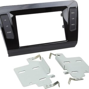 2-DIN Paneel Skoda Octavia 2013-2019 Kleur: Piano Zwart