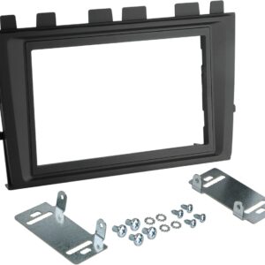 2-DIN Paneel  Volkswagen Polo/Transporter 6.1 2018-2023 Kleur : Zwart