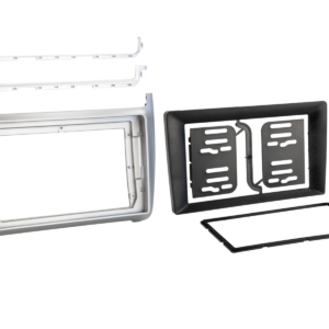 2-DIN frame VW Polo 2014-2017 Zilver