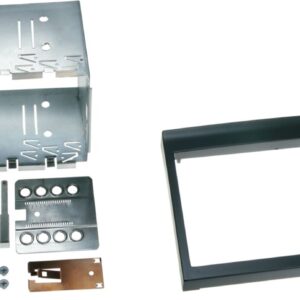 2-DIN Paneel Porsche 911(996)/ Porsche Boxter (986) - Kleur: zwart