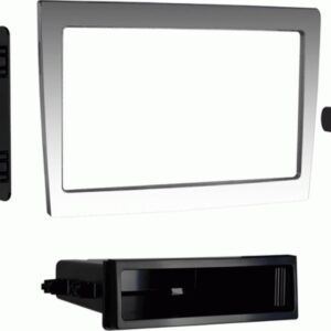 2-DIN Paneel Porsche 911/ Boxster/ Cayman -> Kleur: Zilver (METRA)