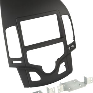 2-DIN Paneel Hyundai I30 2007-2012 Kleur: Rubbertouch Zwart