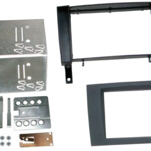 2-DIN Paneel Mercedes Benz SLK-Klasse R171 2004-2011 Kleur: Rubbertouch Zwart