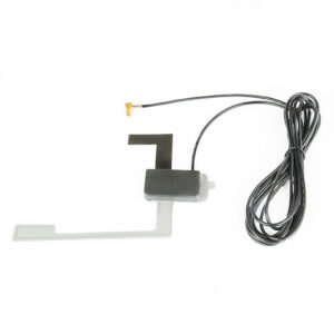 Universele DAB plakantenne 3m kabel. DAB+ SMB F 90graden, 12volt, fantoom voeding