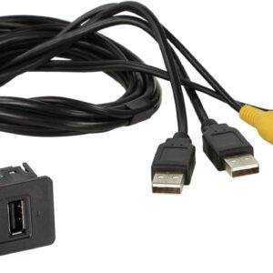 Universal USB/RCA port->2x USB/1x AUX