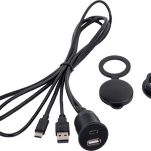 USB paneelaansluiting USB-A/USB-C los