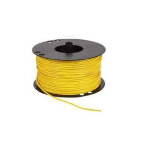 Voedingskabel haspel 1.50 mm² geel 100 Meter
