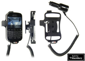 BlackBerry 9900/9930 Actieve houder met 12/24V lader. Let op: Uitlopend artikel, Kan niet retour!