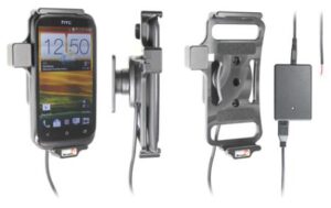 HTC Desire X Actieve houder met vaste voeding. Let op: Uitlopend artikel, Kan niet retour!
