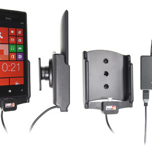 HTC 8X Actieve houder met vaste voeding. Let op: Uitlopend artikel, Kan niet retour!
