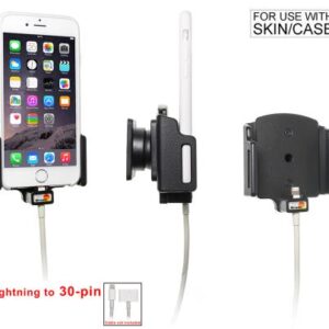 Apple iPhone 6 / 6S / 7 / 8 / X / Xs Passieve verstelbare houder. lightning naar 30pin adapter
