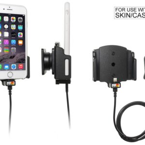 Apple iPhone 6 / 6S / 7 / 8 / X / Xs Actieve verstelbare houder met 12V USB plug