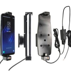 Samsung Galaxy S8 / S9 / S10 houder met hoes met vaste voeding