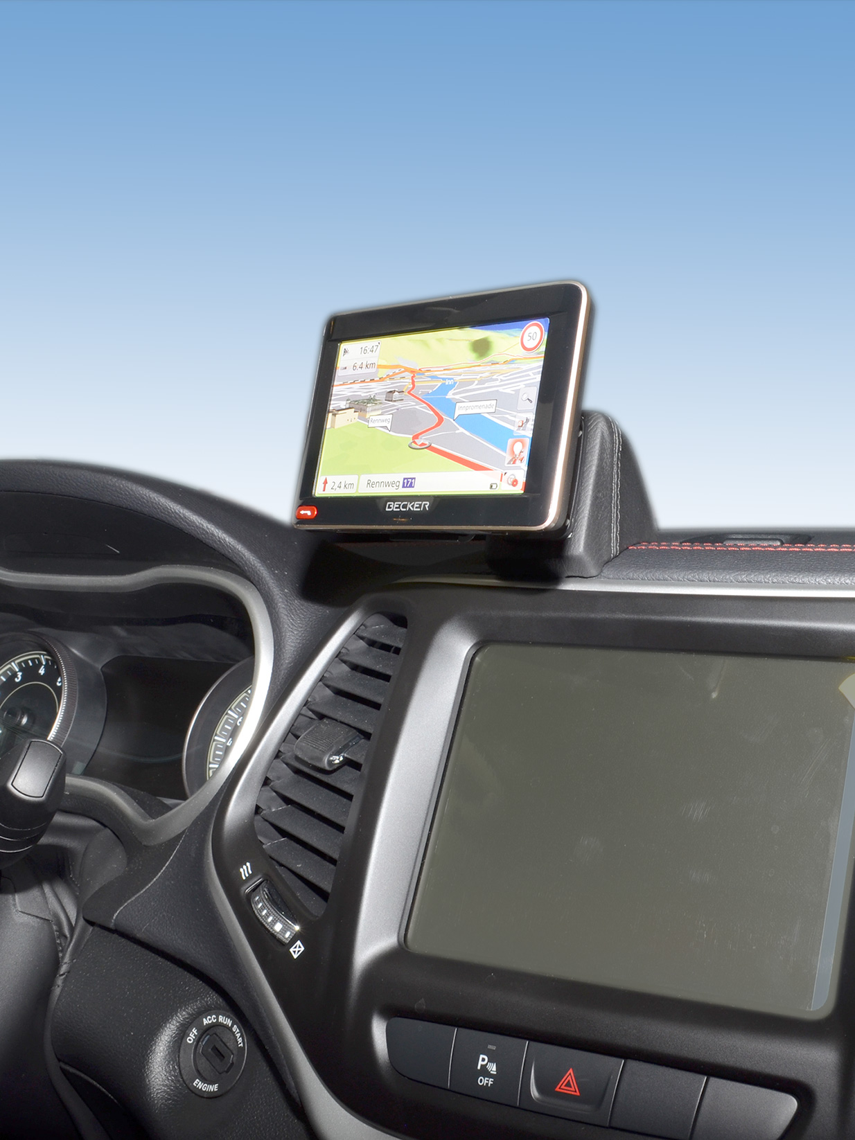 Jeep Cherokee 10/2013-2019 Kleur: Zwart