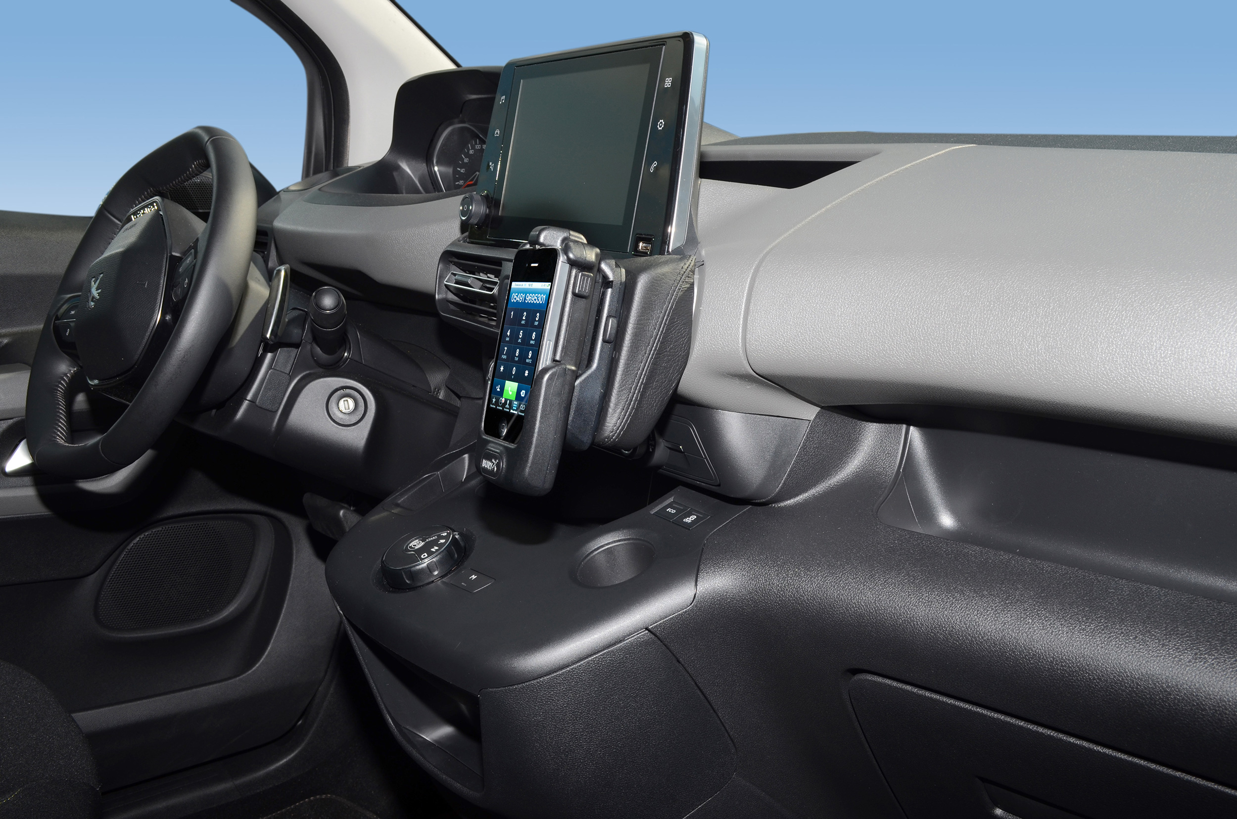 Citroën Berlingo III - Peugeot Partner III 2018->  Opel Combo 2018-> Kleur : Zwart