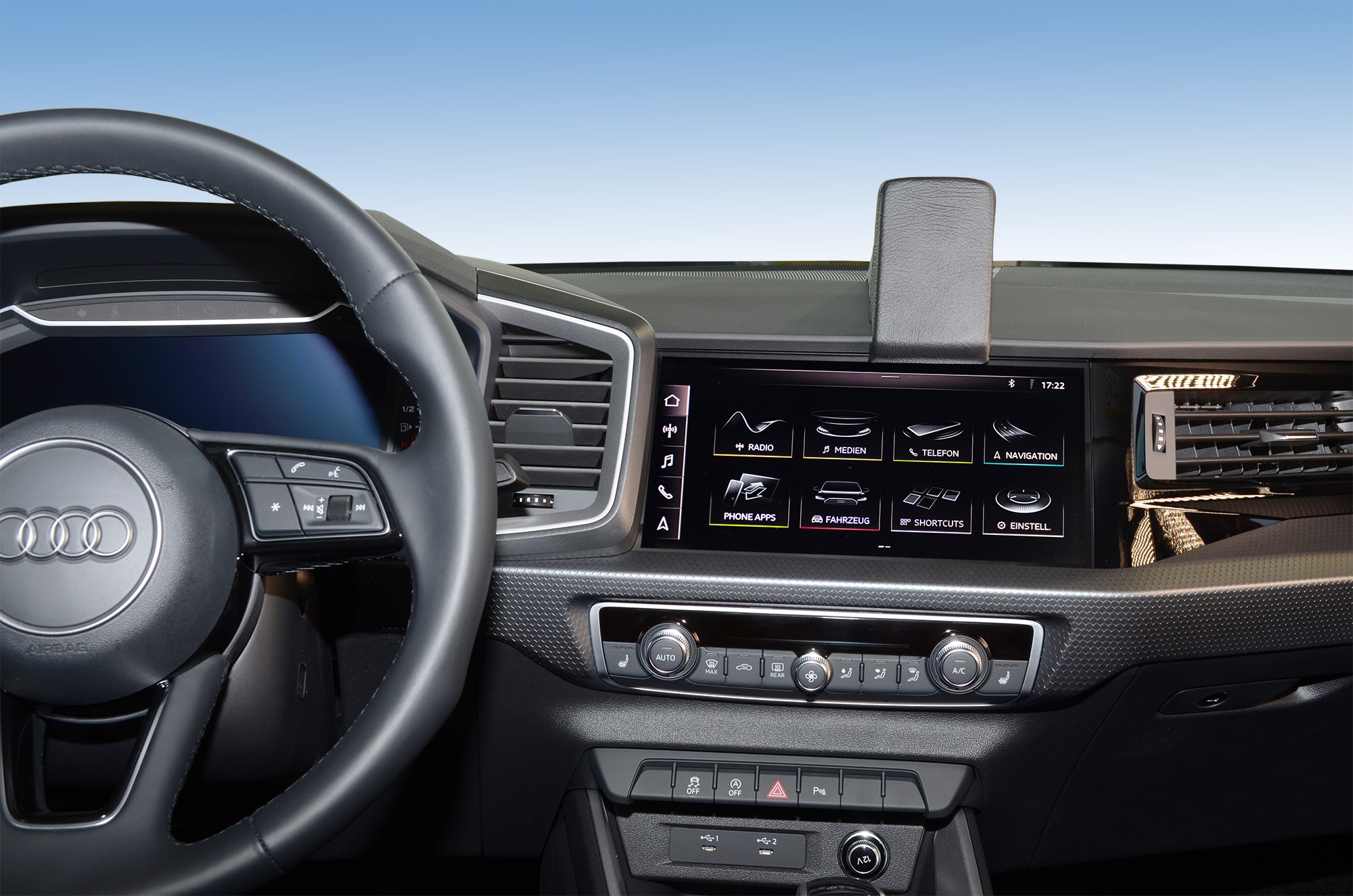 Audi A1 (TYPE GB) 10-2018-2022 Kleur Zwart