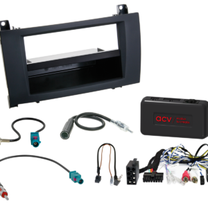 2-DIN-set met vak Mercedes-voertuigen LFB/analoog/antenne