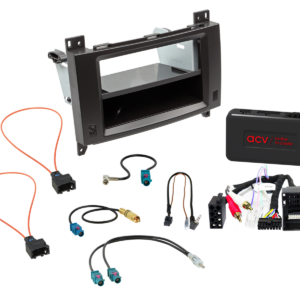2-DIN Kit met Vak Diverse Mercedes Benz SWI/Analoog/Antenne