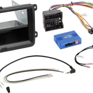 2-DIN kit met vak Seat/VW 52Pin Quadlock LFB/Antenne