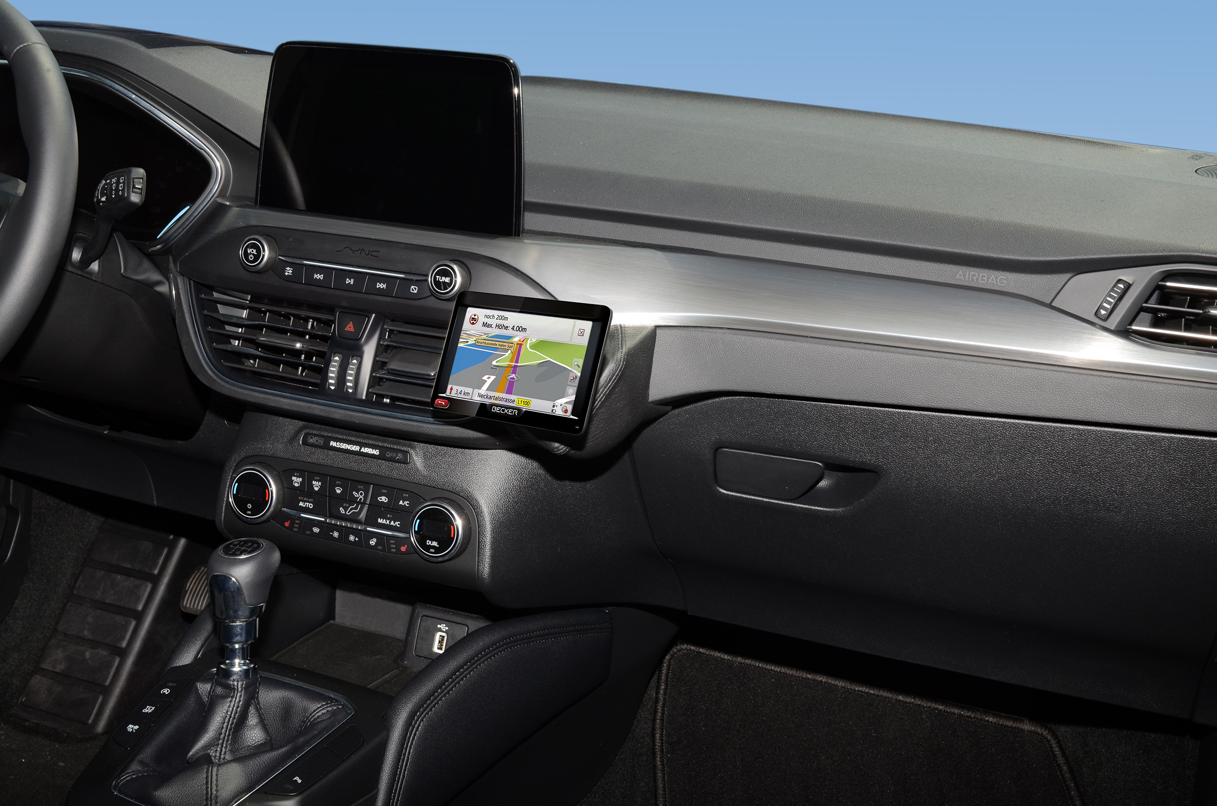 Ford Focus 08/2018-2022 Kuga2020- Kleur : Zwart