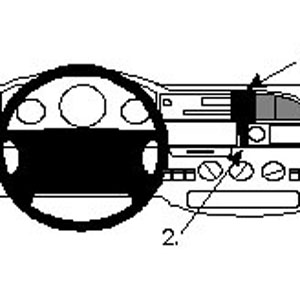 ProClip - Ford Transit 1995-1999 Center mount. LET OP: UITLOPEND ARTIKEL. KAN NIET RETOUR!