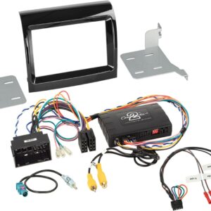 2-DIN Inbouw-Kit + Infodapter Fiat Ducato/ Citroën Jumper/ Peugeot Boxer(250*) 2016-> Pianolak Zwart