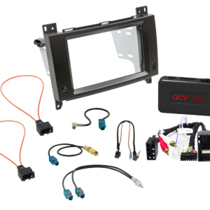 2-DIN Kit met Vak Diverse Mercedes Benz SWI/Analoog/Antenne