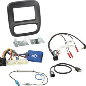 2-DIN kit Fiat/Nissan/Opel/Renault handmatige klimaatregeling