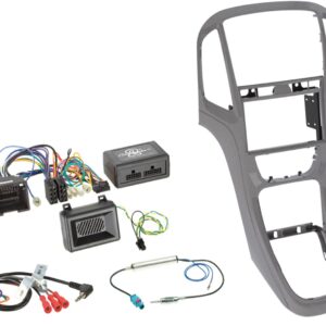 2-DIN Kit+ Radio adapter kit Opel Astra 2009-2016 Titanium Grijs