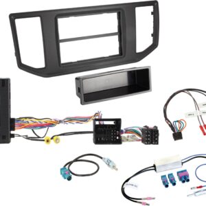 2-DIN Inbouw-KIT Volkswagen Crafter/ Grand California - MAN TGE 2017-2025 Zwart