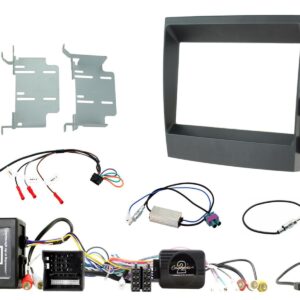 2-DIN Paneel Kit Porsche Panamera 2009-2016 S.W.I./Amp MOST zwart