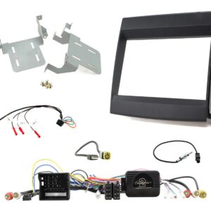2-DIN Inbouw-KIT Porsche Cayenne zonder Soundsystem 2011-2016 Zwart