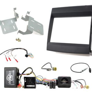 2-DIN Paneel Kit Porsche Cayenne 2011-2016 S.W.I./Amp MOST zwart