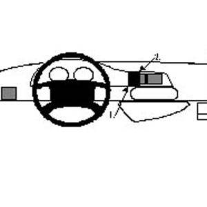 ProClip - Citroën Jumpy - Fiat Scudo - Peugeot Expert 1997-2006 Center mount