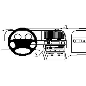 ProClip - Citroën Xantia II 1998-2004 Center mount