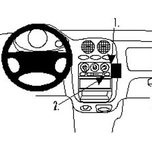 ProClip - Chevrolet -Deawoo/ Matiz Angled mount
