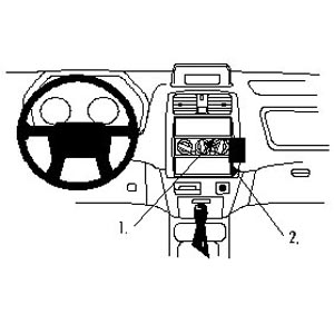 ProClip - Mitsubishi Space Star 1999-2002 Angled mount