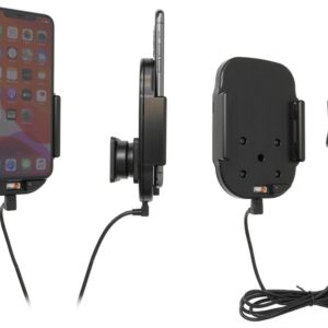 Apple iPhone 11 Pro Max  Qi wireless Actieve verstelbare houder met 12V USB plug