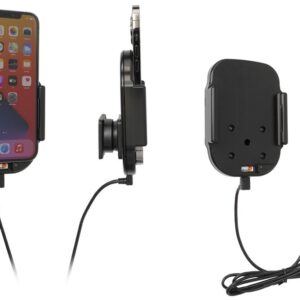 Apple iPhone 12 Pro Max Qi Wireless  Actieve verstelbare houder met 12V USB plug