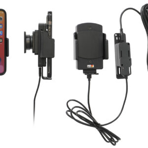 Universele verstelbare Qi houder/lader 61-83/6-11mm vaste voeding