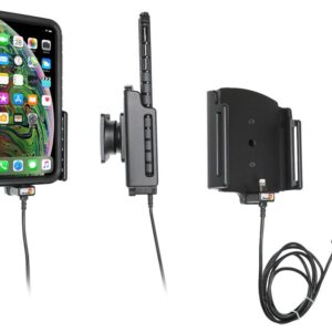 Apple iPhone Xs Max / iPhone 11 Pro Max Actieve verstelbare houder met 12V USB plug