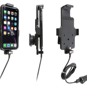 Apple iPhone XR / 11 met skin Actieve houder met 12V USB plug