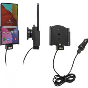 Samsung Galaxy A51 Actieve houder met 12V USB plug.