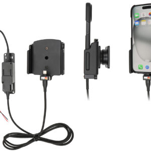 Apple iPhone 15/16/17 (Pro)  Actieve verstelbare houder met vaste voeding