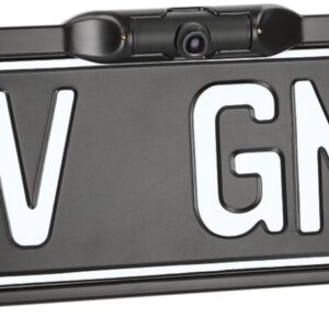 Achteruitrij Camera (nummerplaat) - 1/4" SONY CCD NTSC camera. Incl. 7 meter RCA output