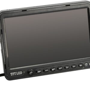 LCD monitor 7" Instelbare beeldlijnen 3x RCA input