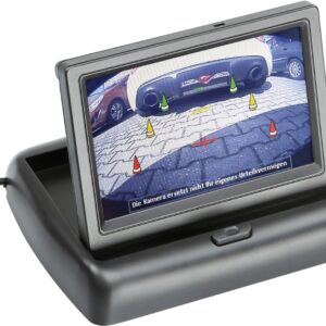 LCD klapmonitor 4.3" 2x RCA input Scherm 180° kantelbaar