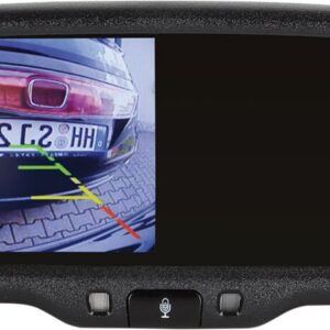 4,3 inch spiegelmonitor incl. Bluetooth handsfree functie 2 video ingangen